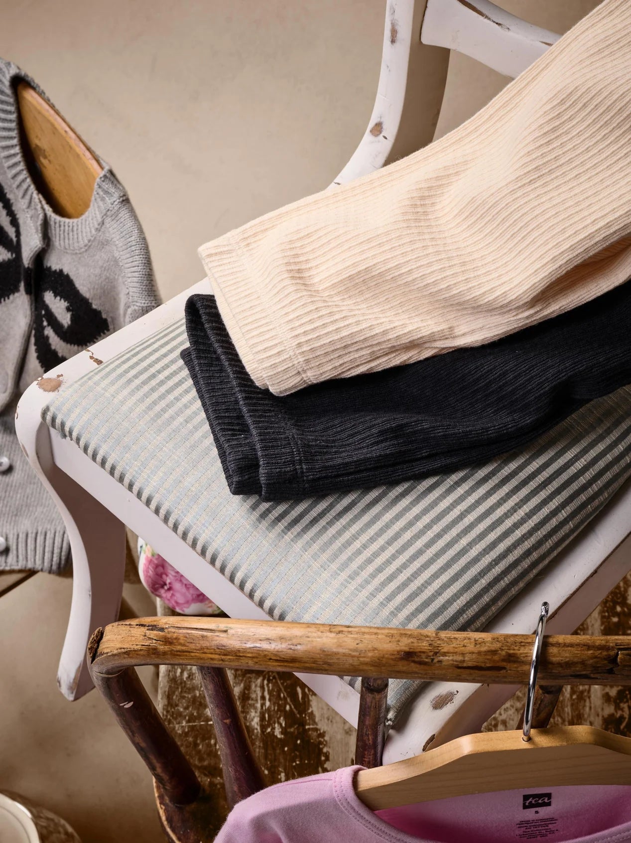 Tea Antique | Pointelle Leggings