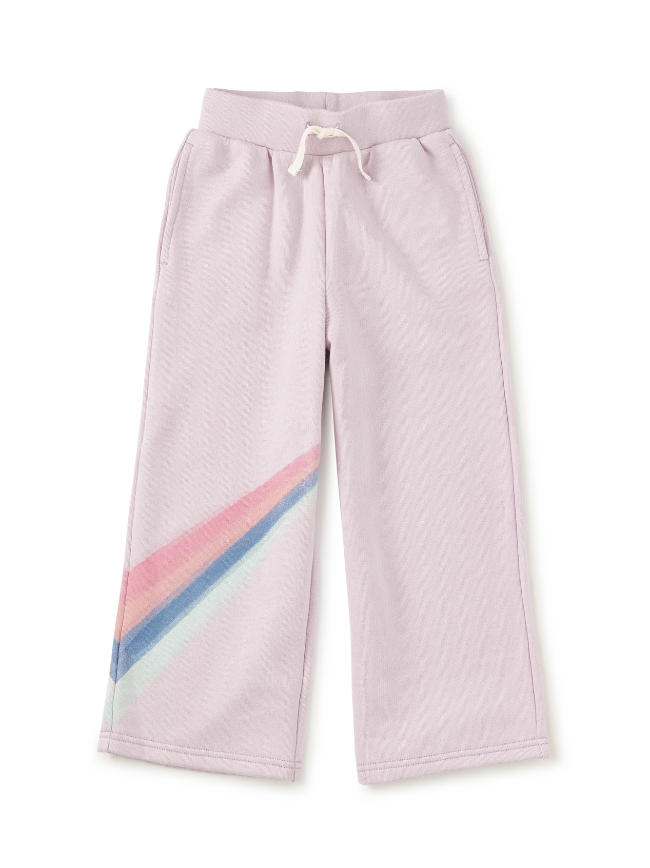 Tea Urchin Purple | Wide Leg French Terry Pants