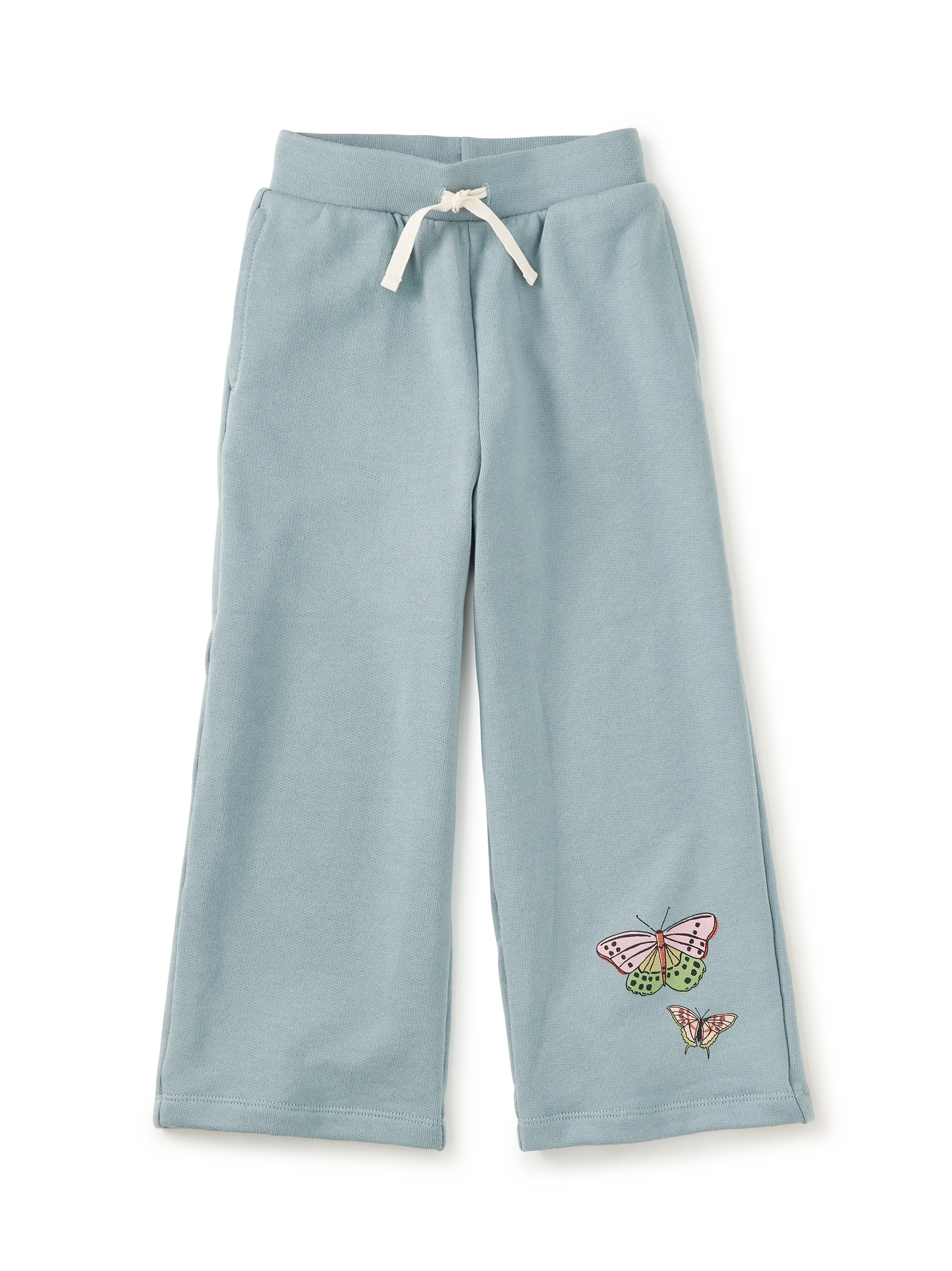 Tea Tourmaline | Wide Leg French Terry Pants