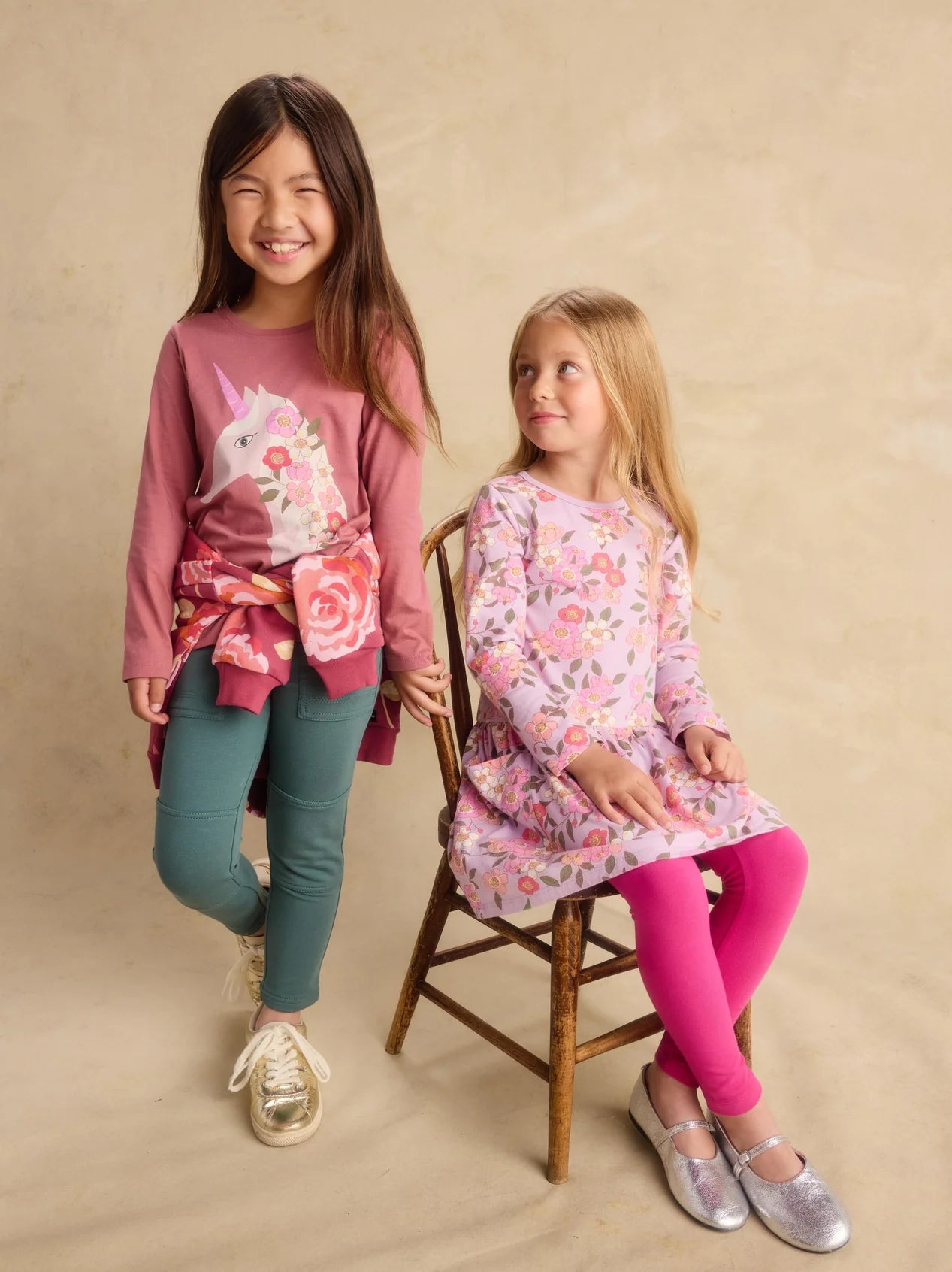 Tea Rosa Cannina | Long Sleeve Pocket Dress