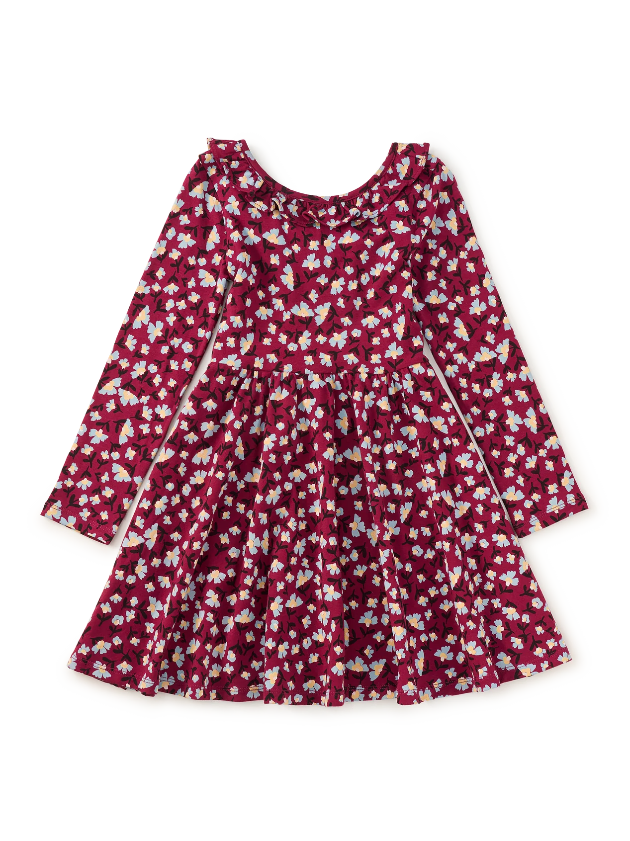 Tea Berryfield Floral | Ruffle Collar Ballet Dress