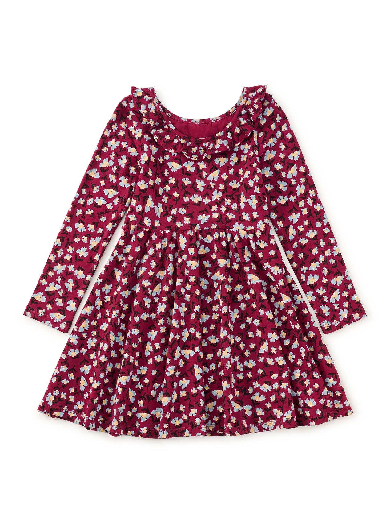 Tea Berryfield Floral | Ruffle Collar Ballet Dress