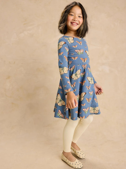 Tea Skyfield Butterflies | Printed Ballet Dress