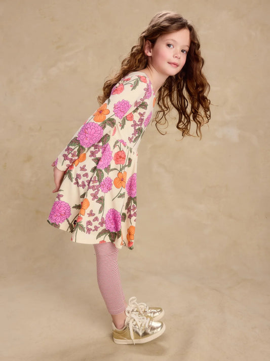 Tea English Dahlia | Printed Ballet Dress