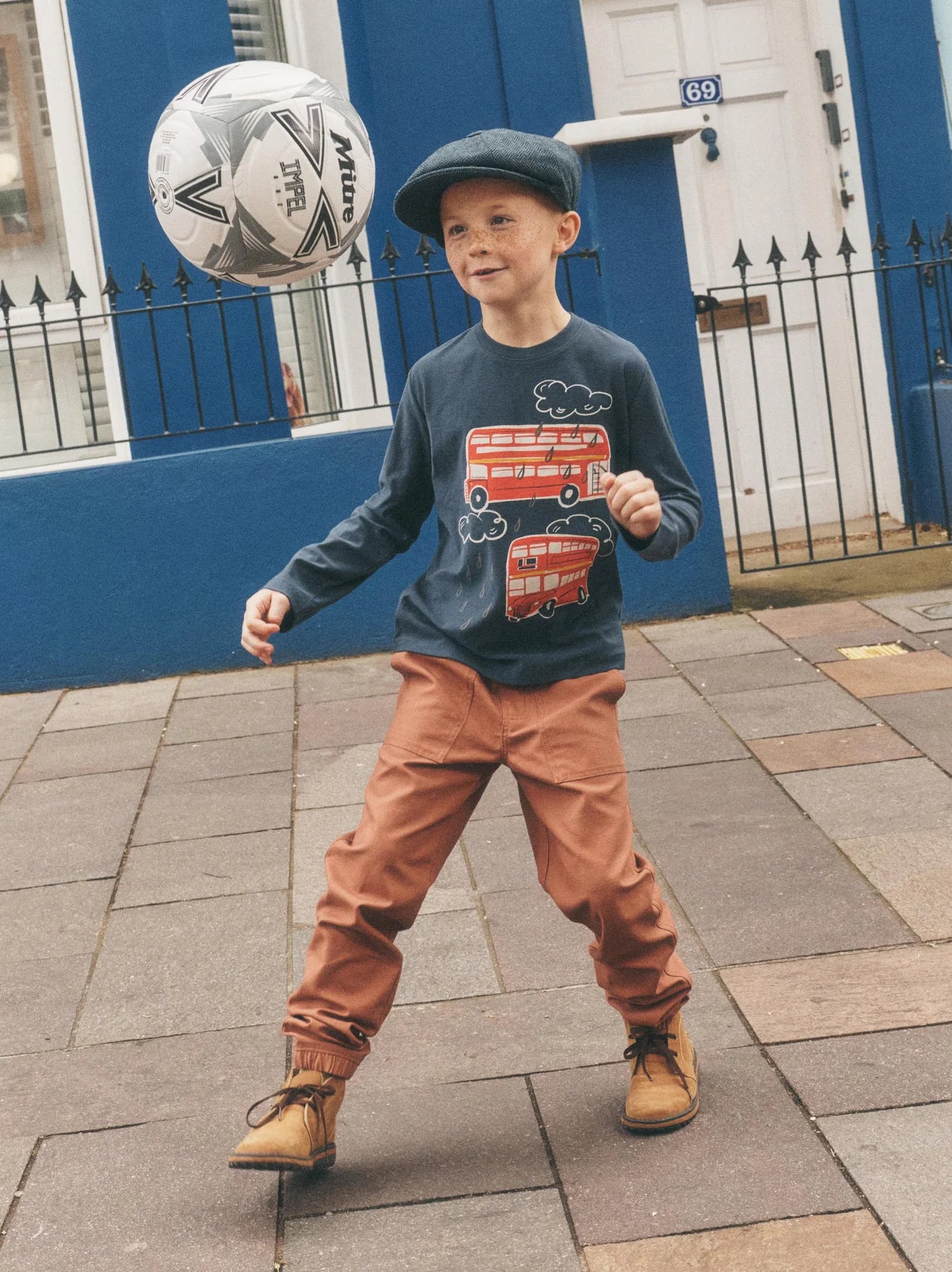 Tea Indigo | Double Decker Bus Graphic Tee