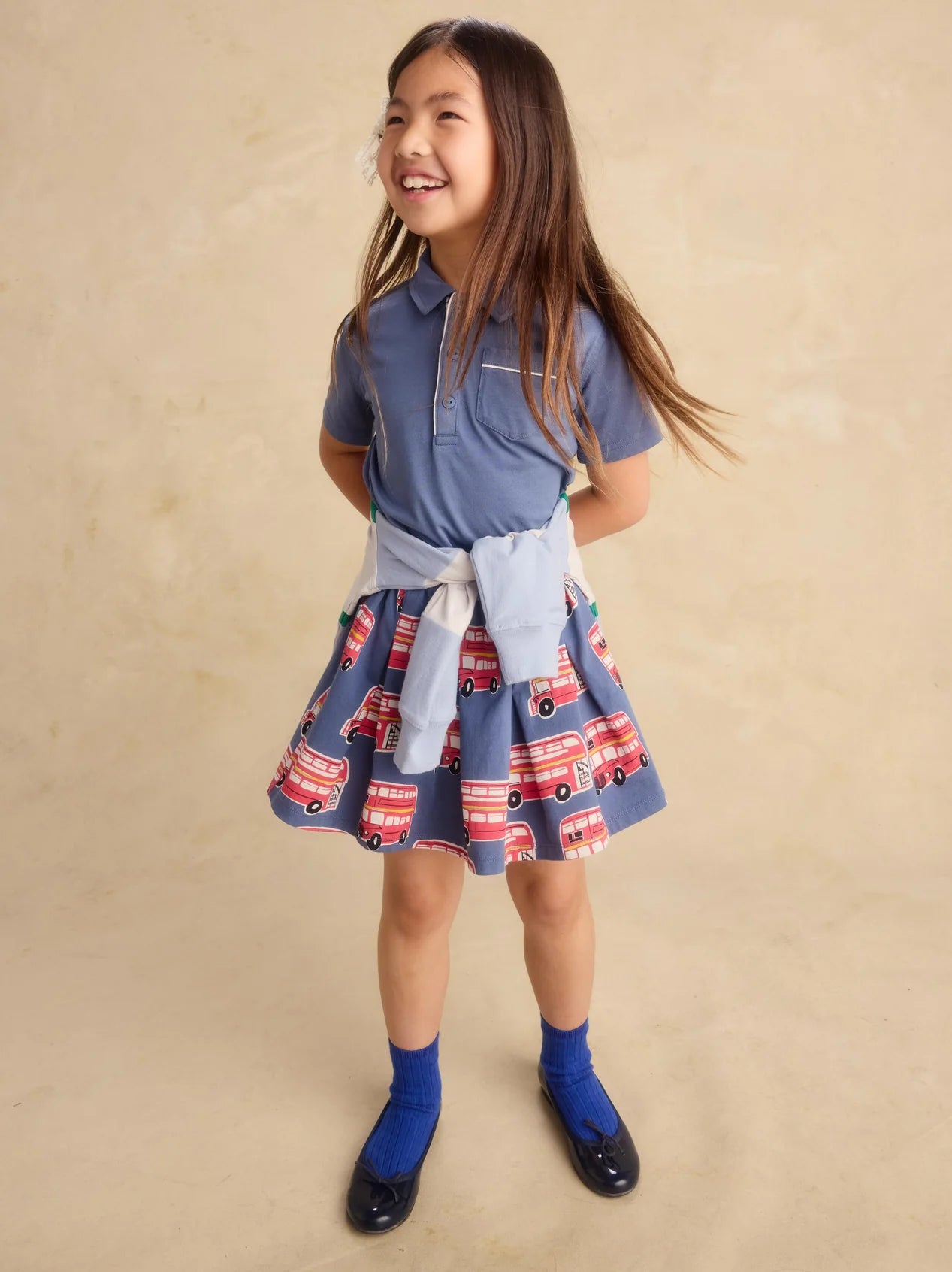 Tea Cloud | Colorblock Rugby Top