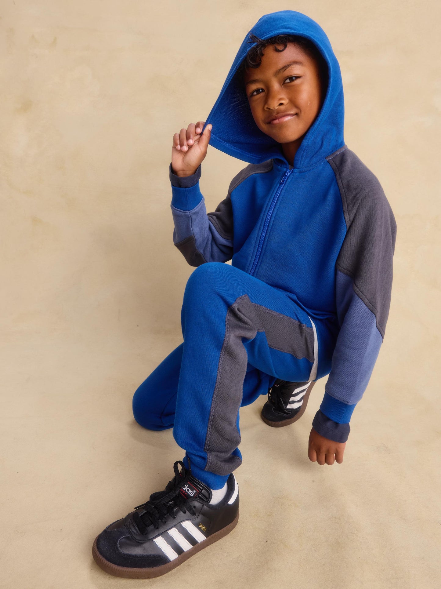Tea Royal | Colorblock Stripe-Out Joggers