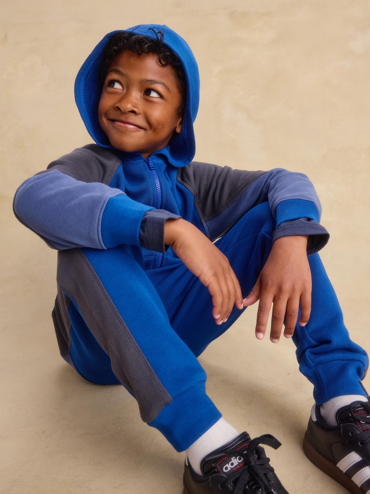 Tea Royal | Colorblock Stripe-Out Joggers