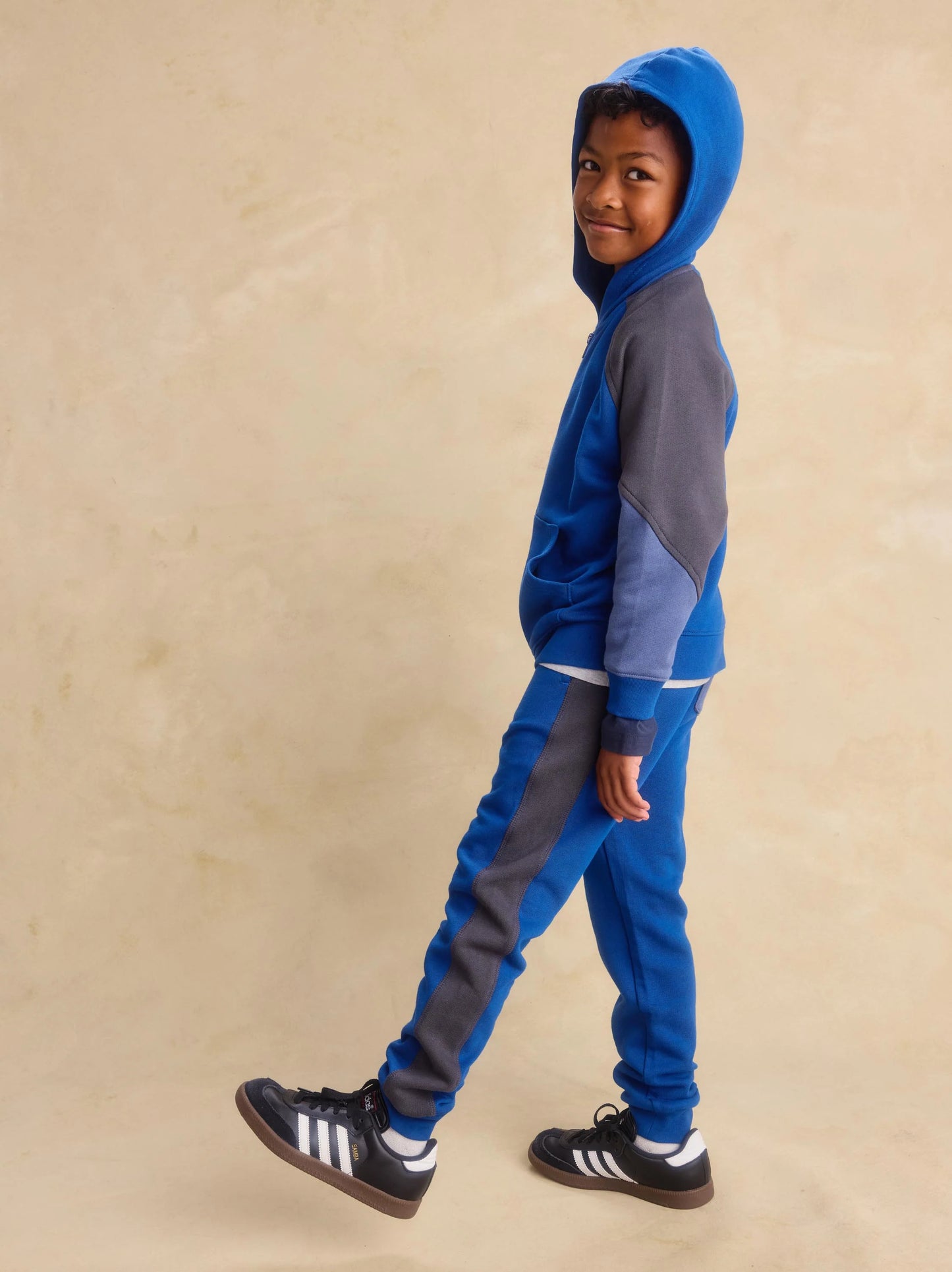 Tea Royal | Colorblock Stripe-Out Joggers