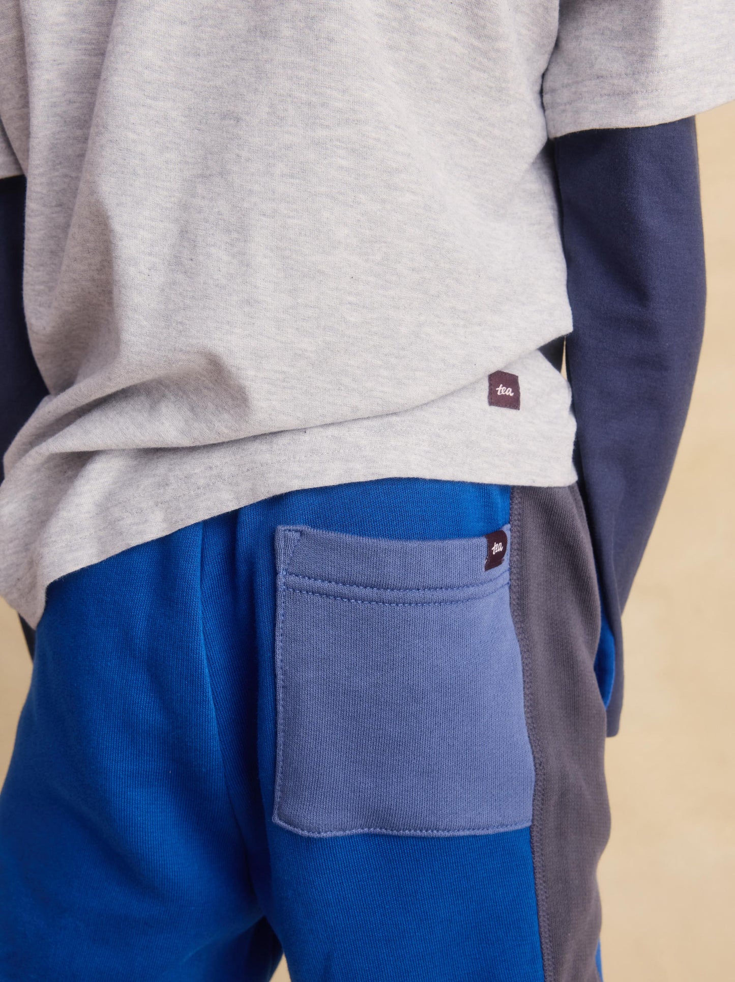 Tea Royal | Colorblock Stripe-Out Joggers