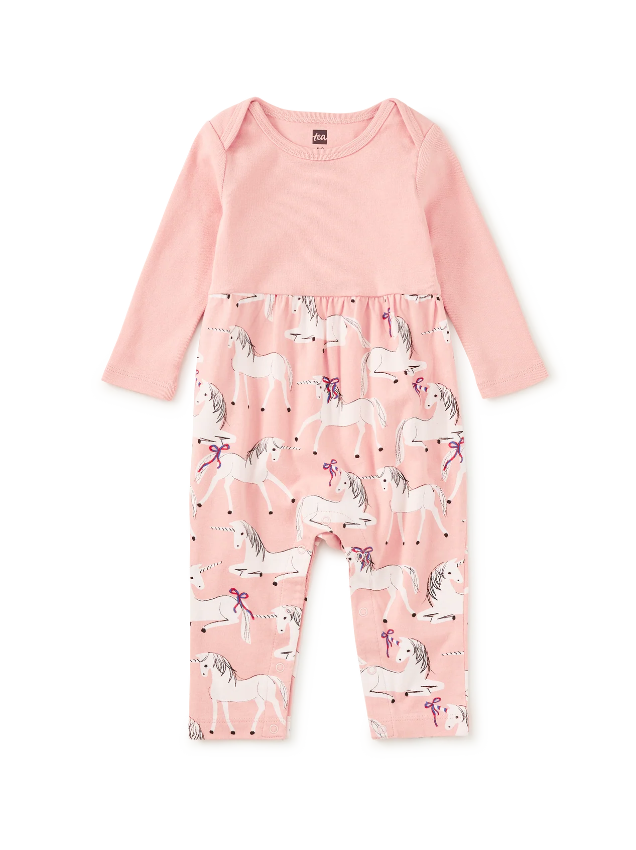 Tea Royal Meadow Unicorns | Print Mix Romper