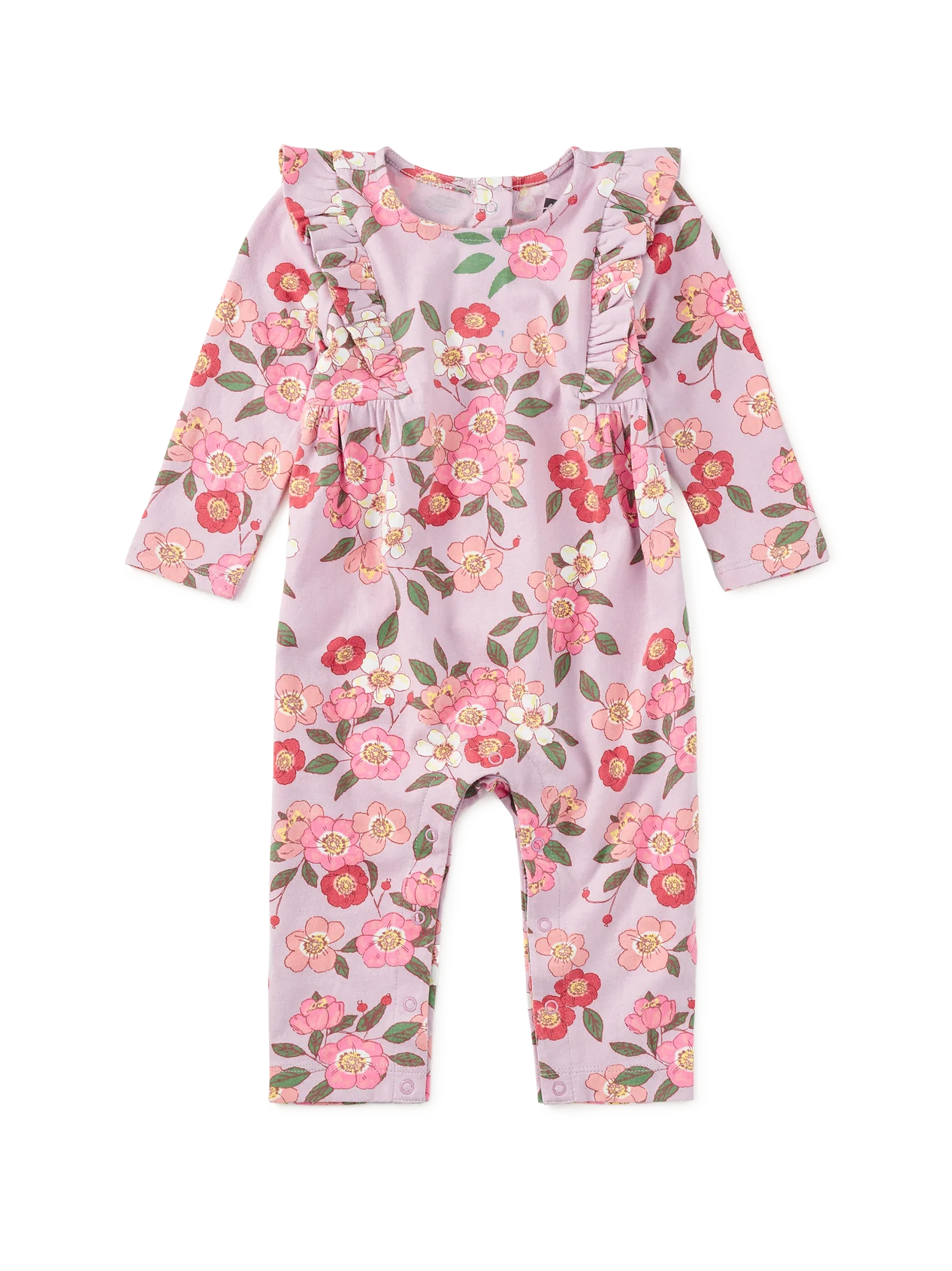 Tea Rosa Canina | Ruffle Shoulder Romper