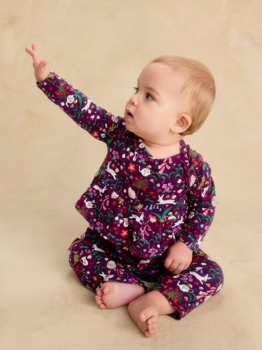 Tea Party Floral | Pretty Peplum Romper