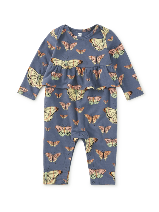 Tea Skyfield Butterflies | Pretty Peplum Romper