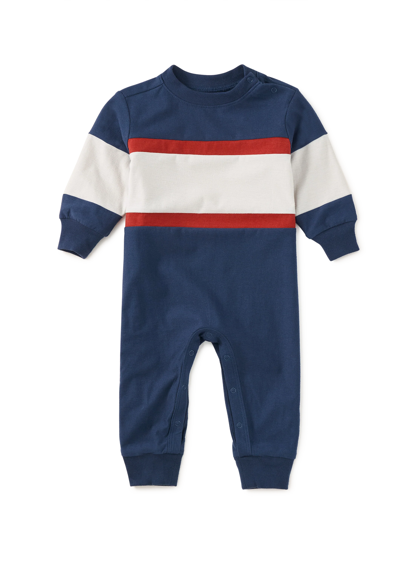 Tea Twilight | Colorblock Rugby Romper