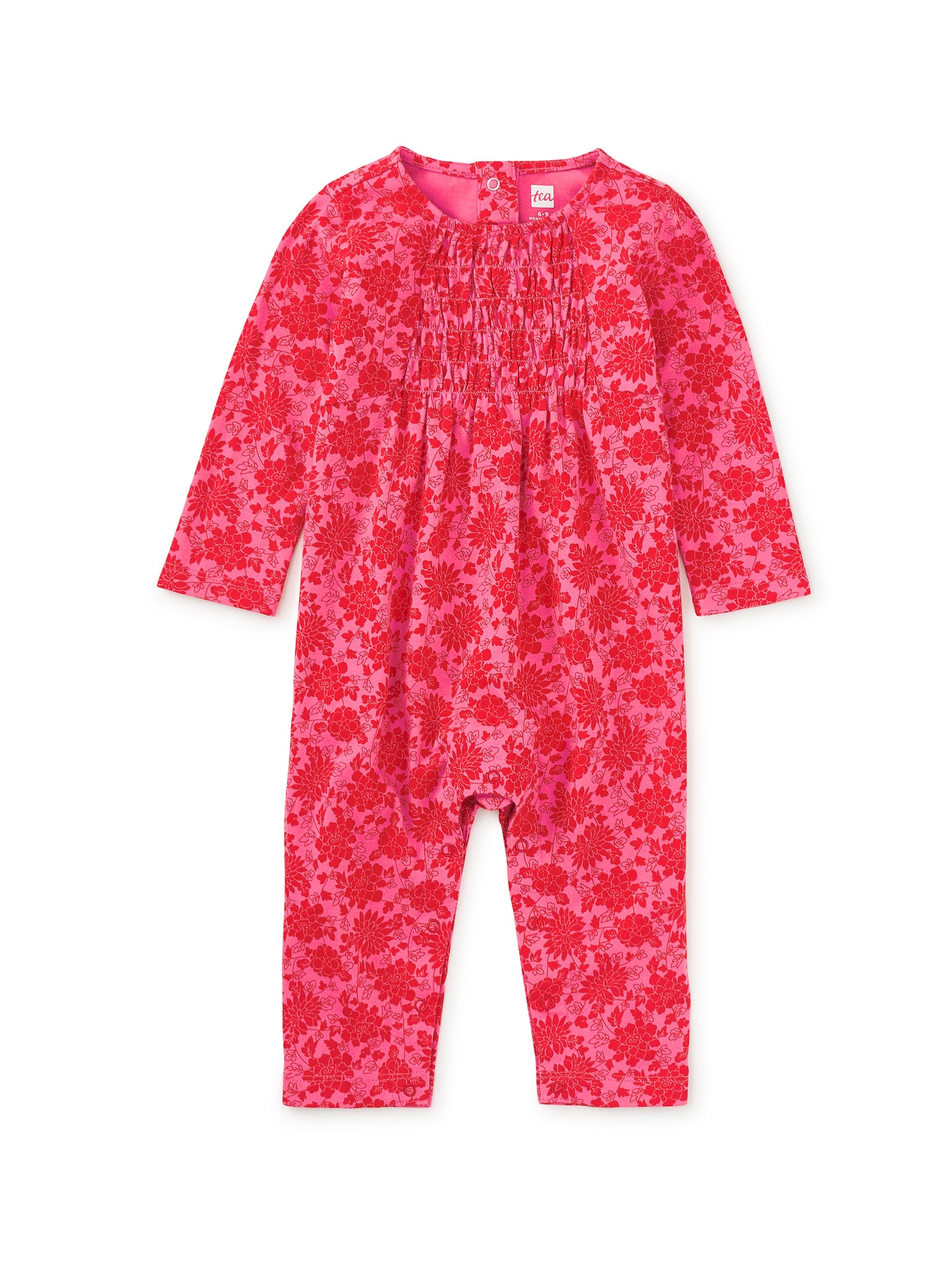 Tea Andong Floral | Smocked Romper