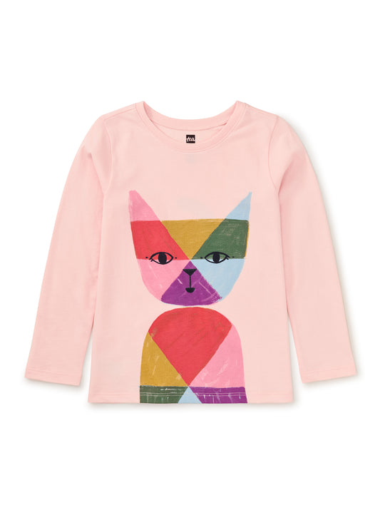 Tea Pink Salt | Rainbow Cat Double Sided Graphic Tee