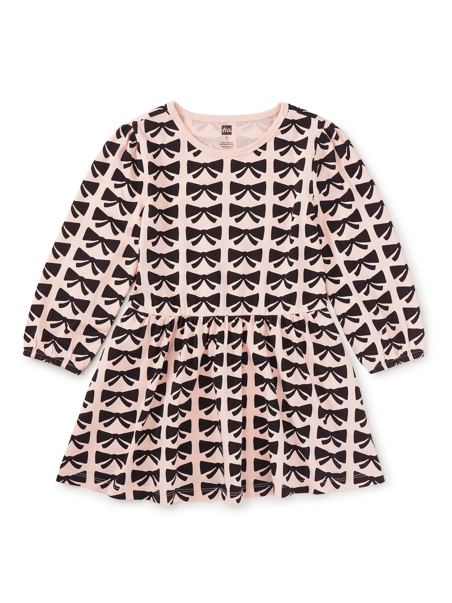 Tea Bow | Blouson Sleeve Pocket Dress