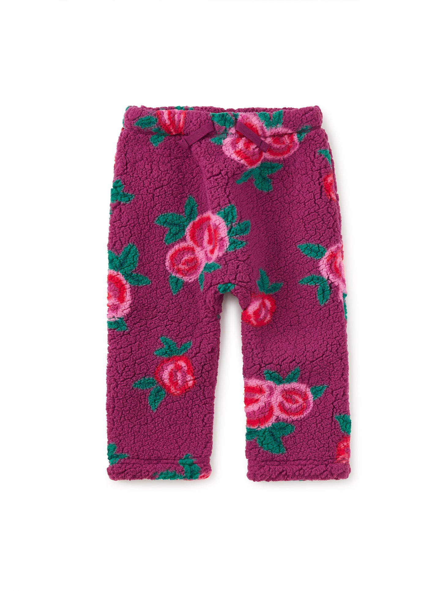 Tea Painted Rose | Teddy Fleece Pants