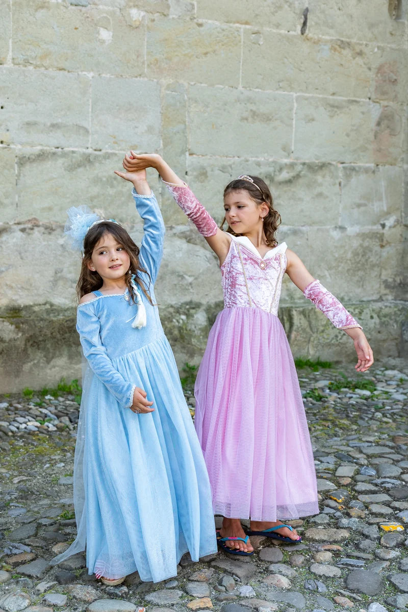 Great Pretenders Sparkling Blue | Velvety Soft Sister Forever Princess Dress
