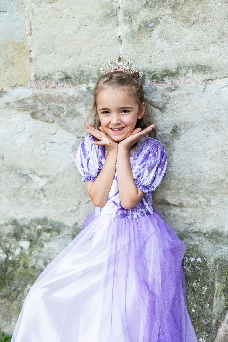 Great Pretenders Purple | Velvety Soft Once Upon a Tower Princess Dress