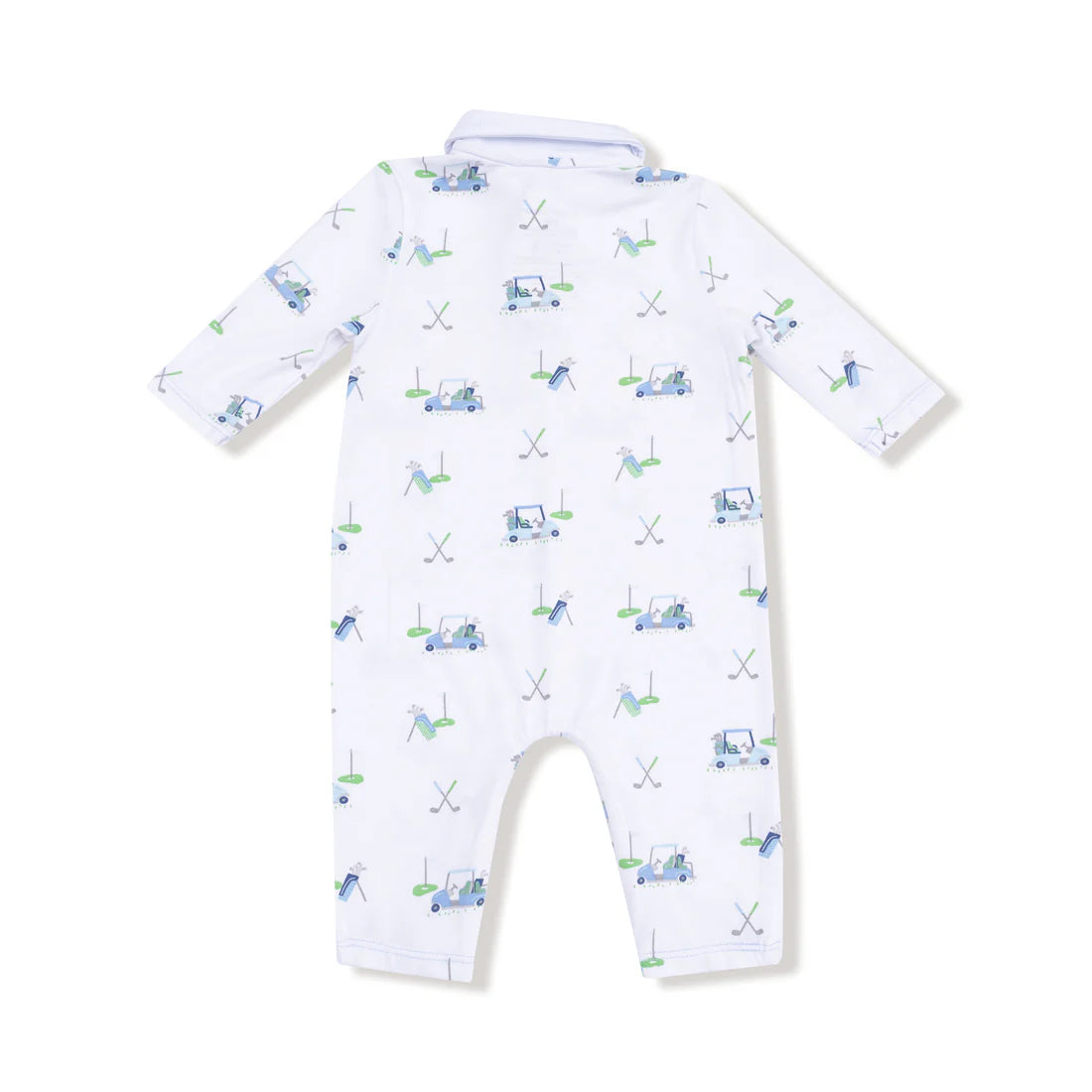 Angel Dear Blue | Baby Golf Carts Polo Romper