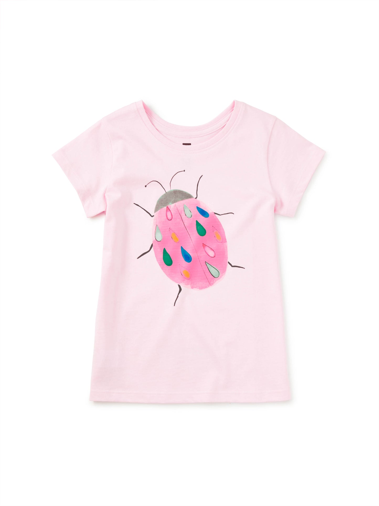 Tea Pink Lady | Rainy Ladybug Graphic Tee