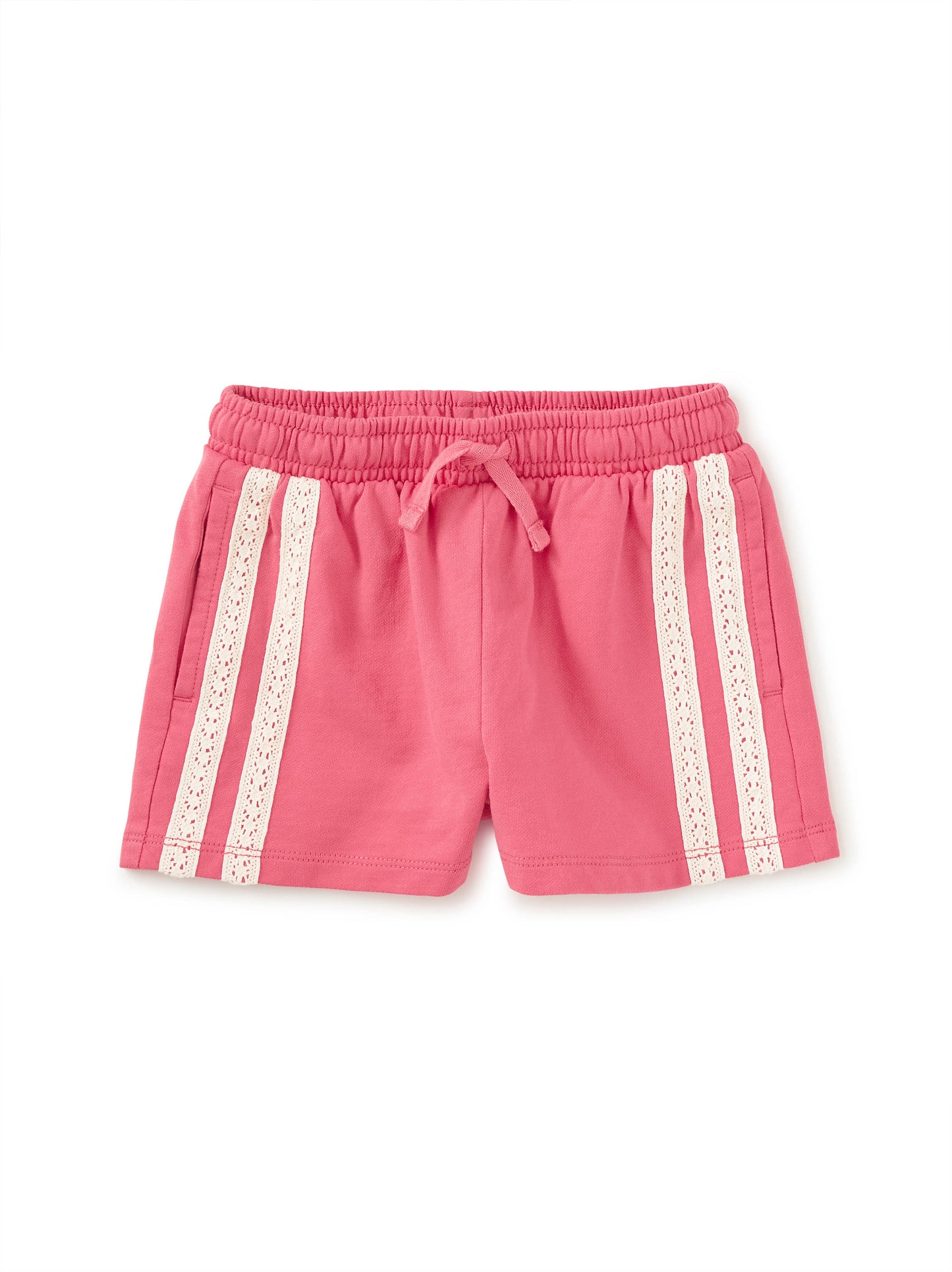 Tea Desert Rose | Crochet Sporty Shorts
