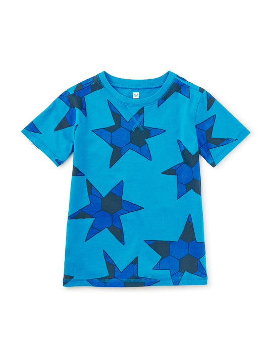 Tea Soccer Stars | Pocket Shortie Romper