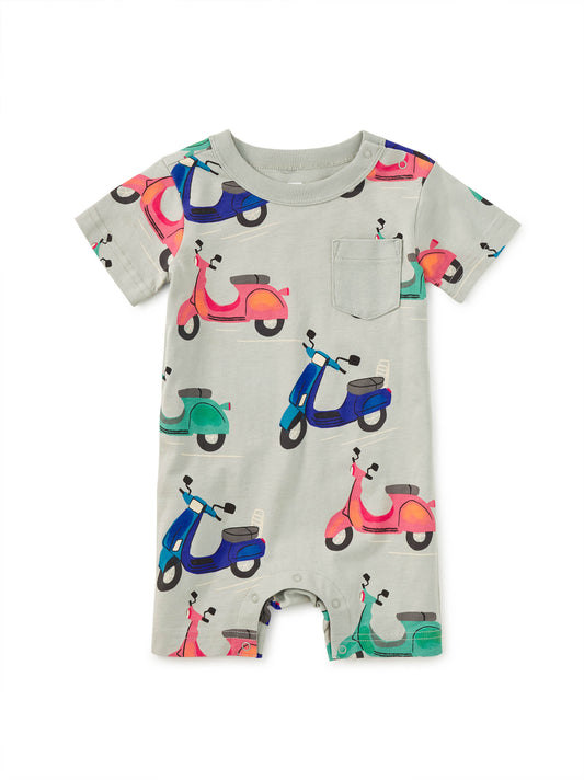 Tea Zoom Zoom Espana | Pocket Shortie Romper