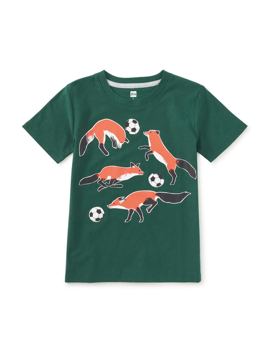 Tea Pineneedle | Footie Fox Graphic Tee