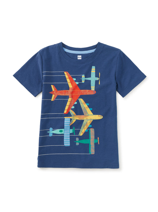 Tea Naval Blue | Vuela Alto Graphic Tee