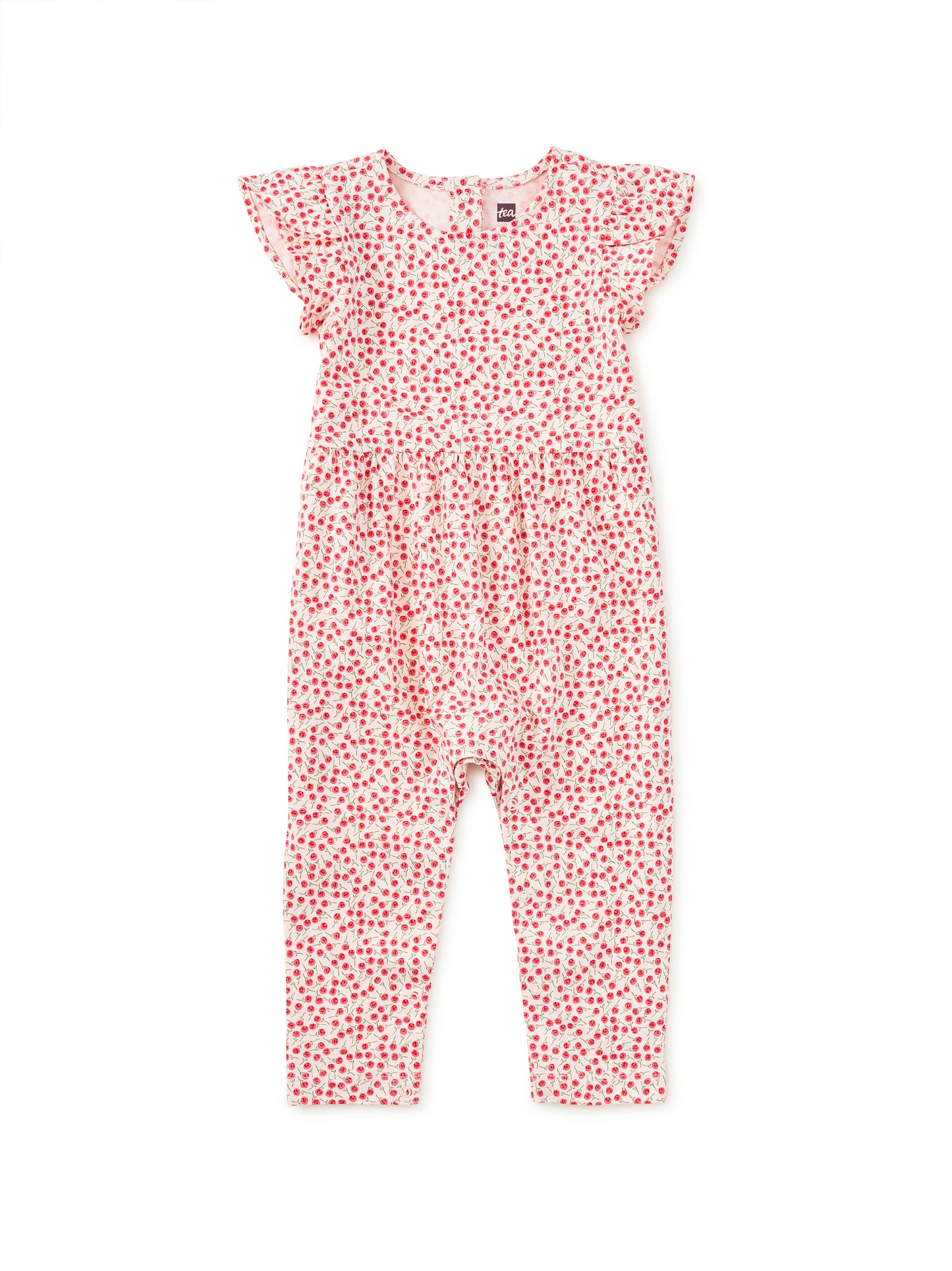 Tea Mini Rose Toss | Tulip Sleeve Romper