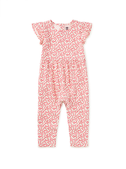 Tea Mini Rose Toss | Tulip Sleeve Romper