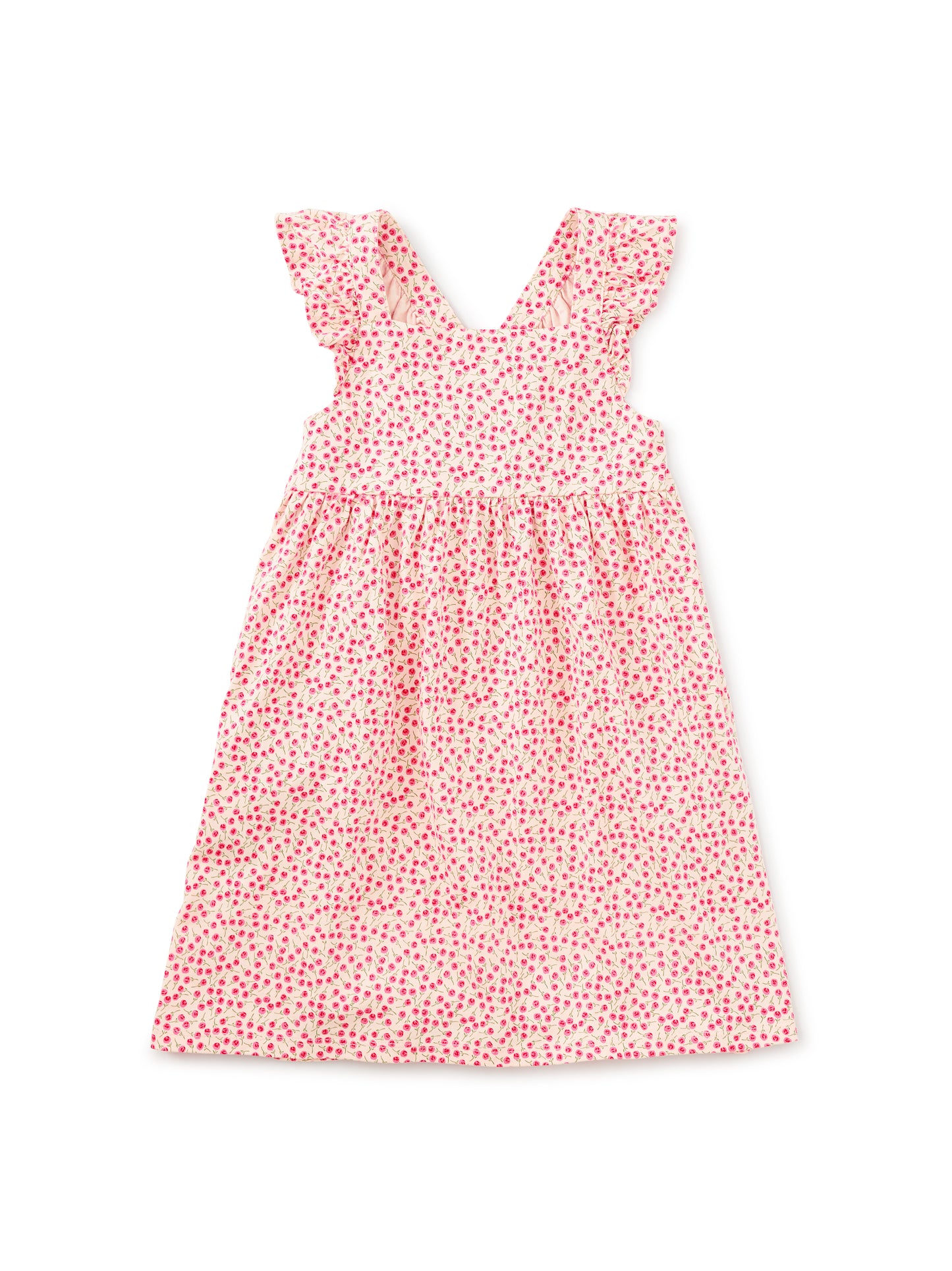 Tea Mini Rose Toss | Ruffle Strap Dress