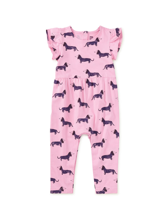 Tea Dachshunds | Tulip Sleeve Romper