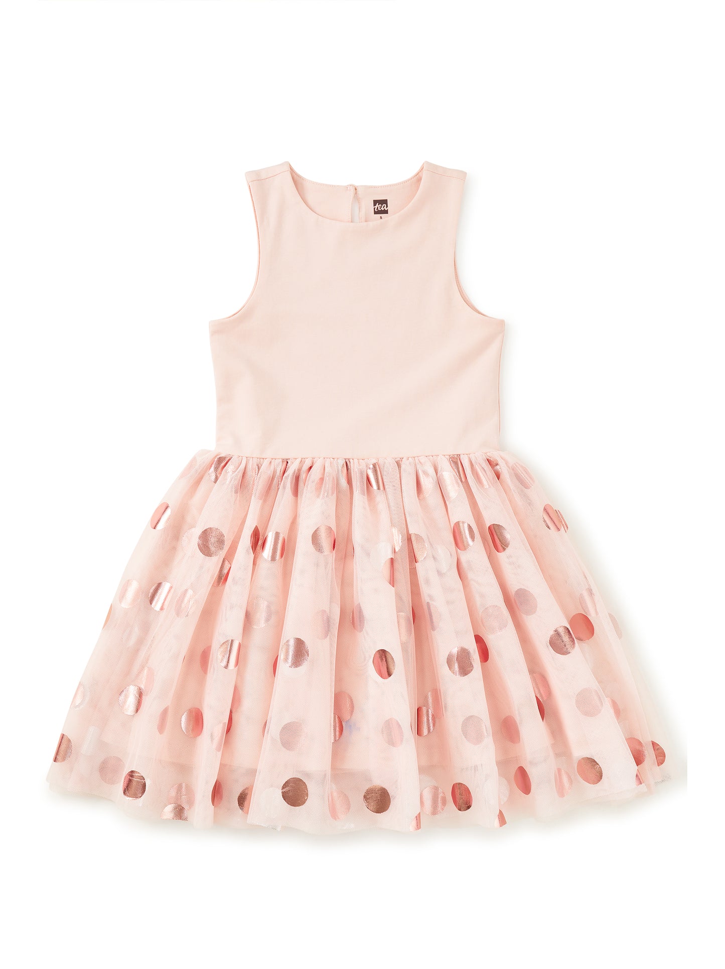 Tea Flamenco Dots | Printed Tulle Ballet Dress