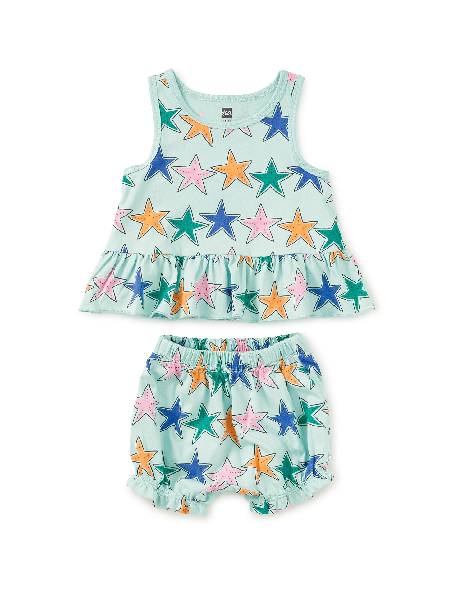 Tea Starfish | Tank Ruffle Set