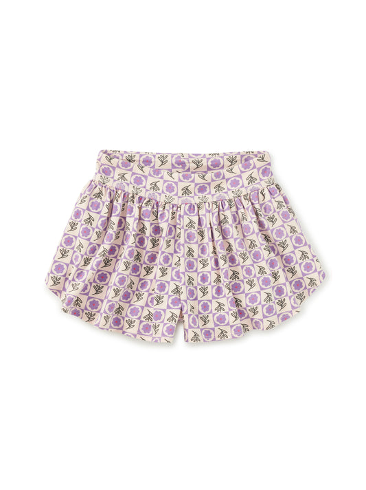 Tea Tile Floral | Sporty Petal Shorts