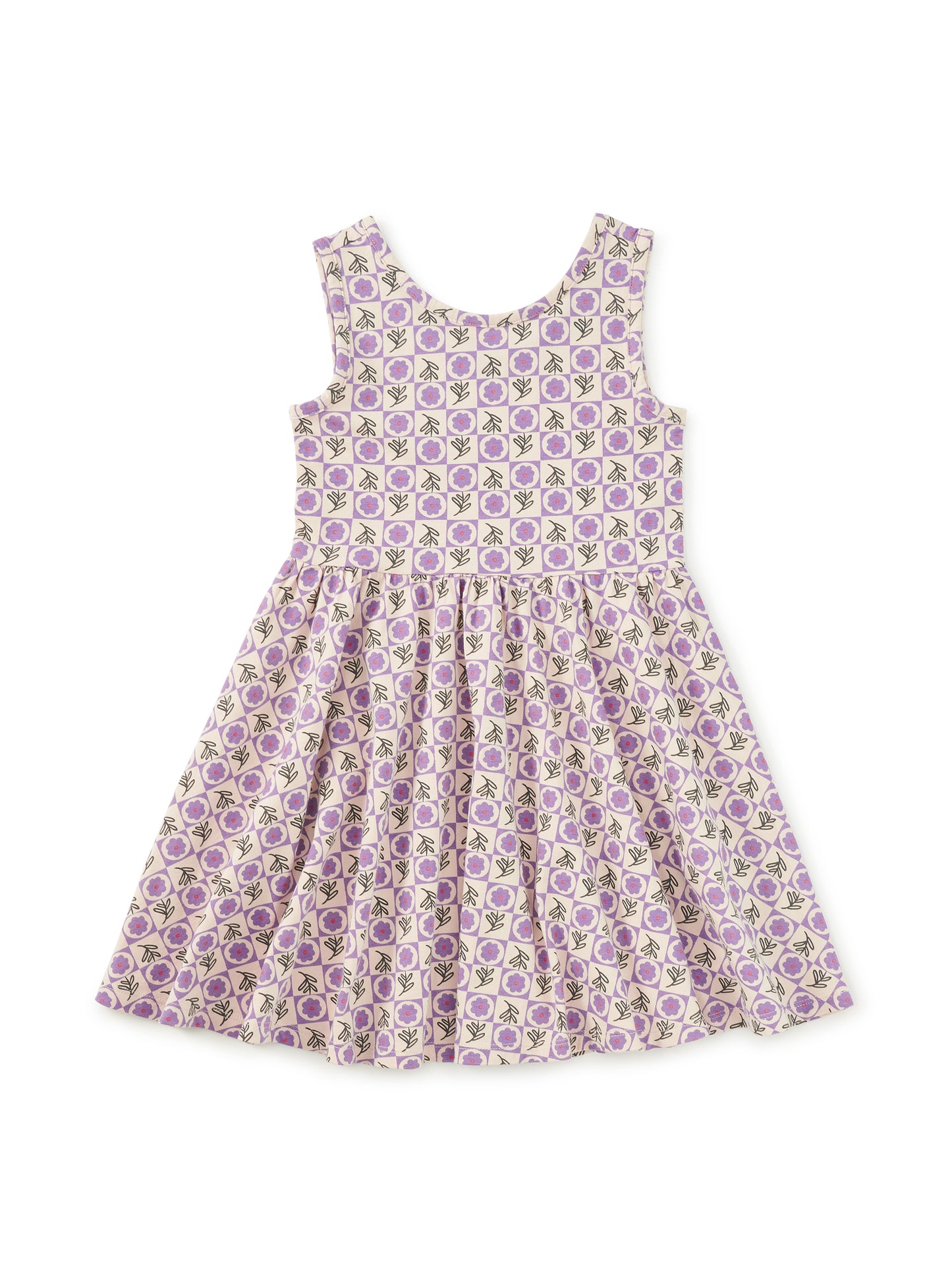 Tea Tile Floral | Sleeveless Ballet Dress