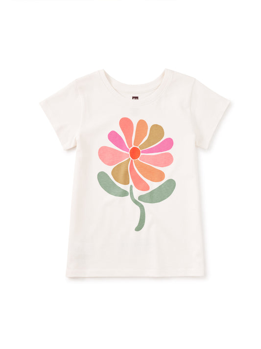 Tea Chalk | Groovy Flower Graphic Tee