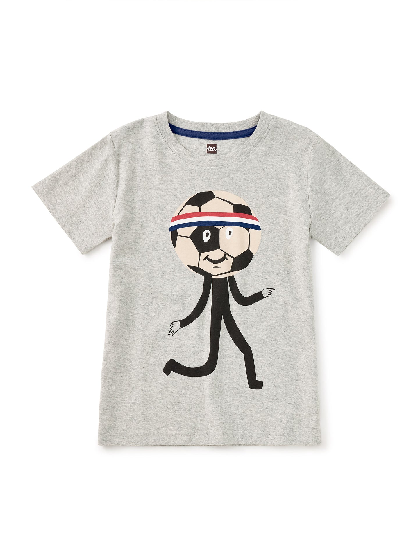 Tea Med Heather Grey | Head in the Game Graphic Tee