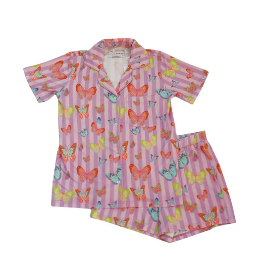 Hollis Baker Pink | Butterfly Adult Ruffle Set