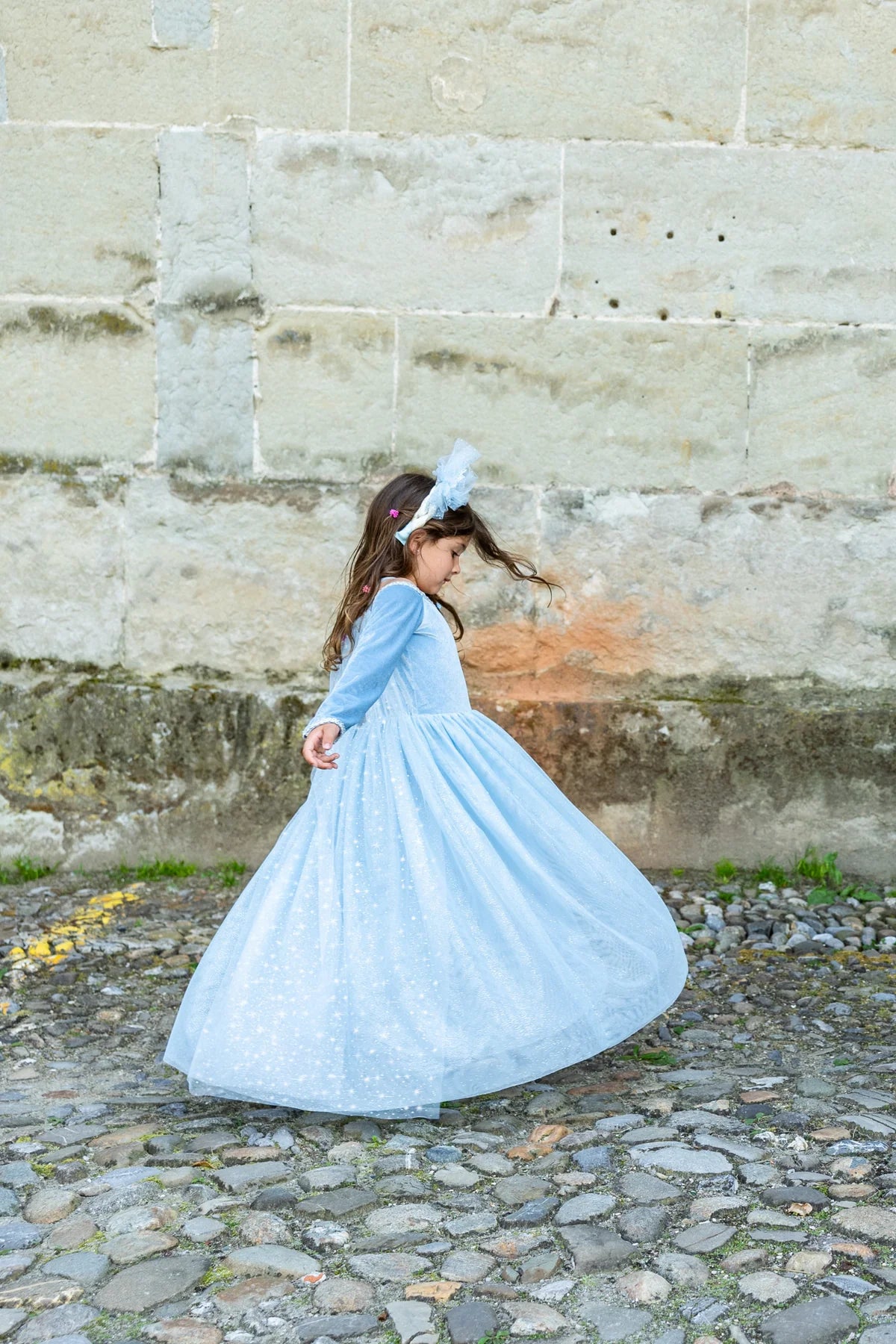 Great Pretenders Sparkling Blue | Velvety Soft Sister Forever Princess Dress