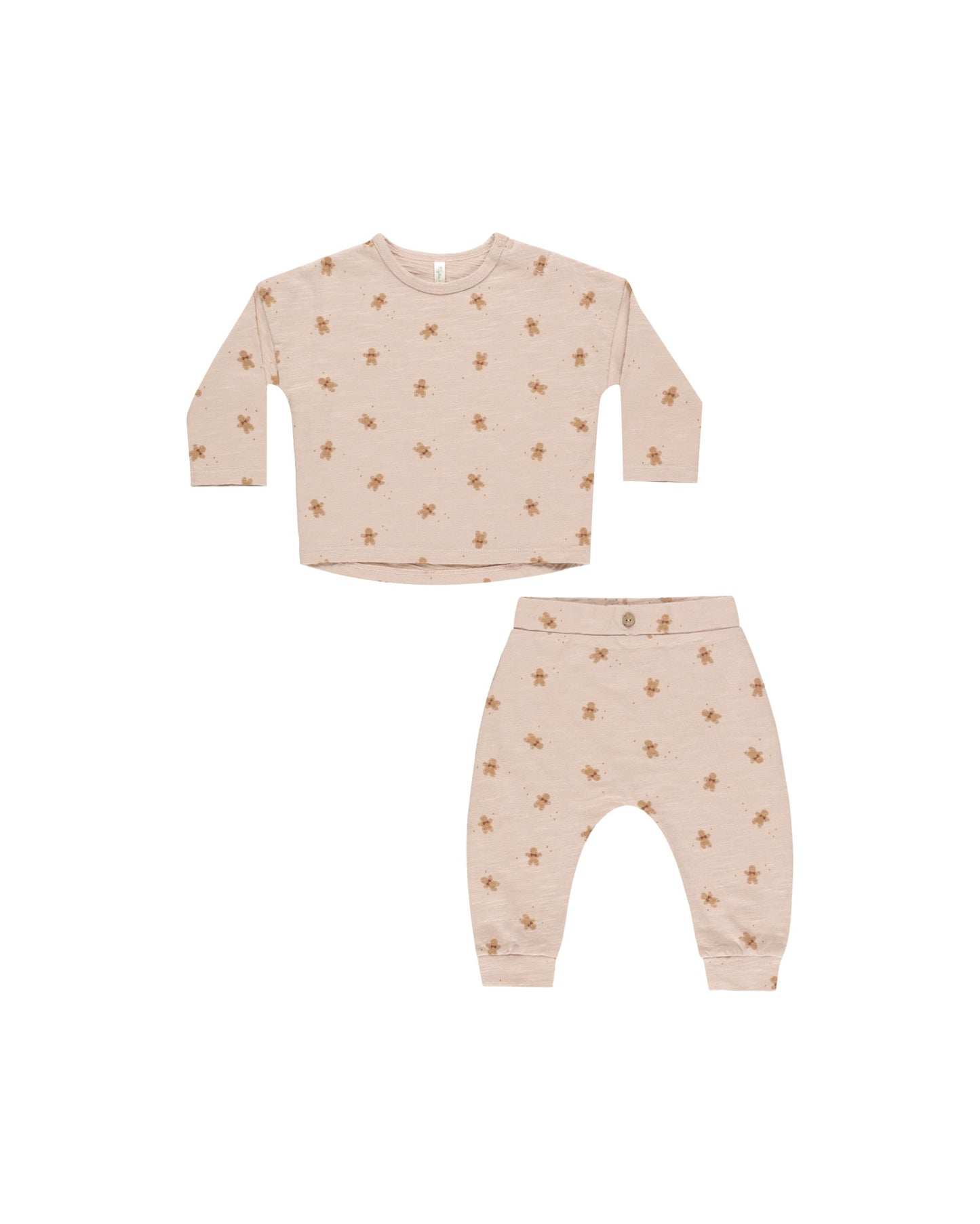 Rylee + Cru Gingerbread | Long Sleeve Tee + Pant Set