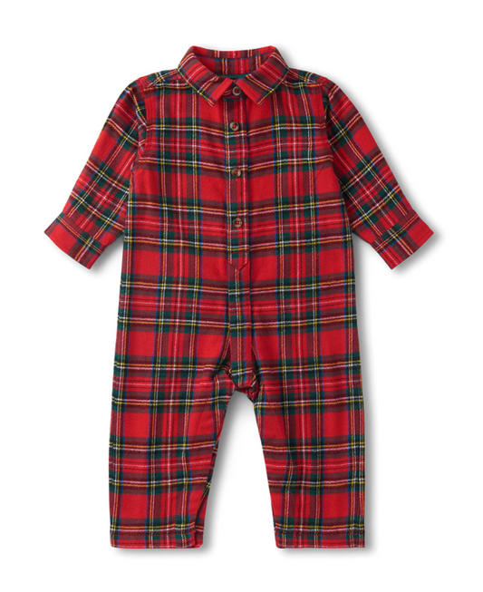 Hatley Red Plaid | Button Down Romper