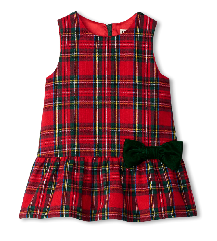 Hatley Red Plaid | Pinafore Dress