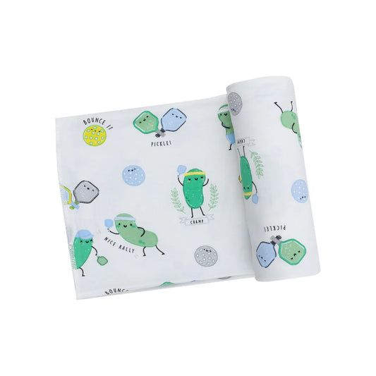 Angel Dear Blue Pickleball | Swaddle Blanket