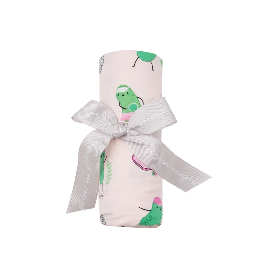 Angel Dear Pink Pickleball | Swaddle Blanket