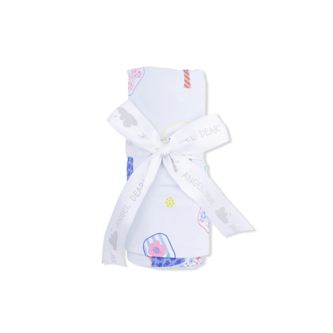 Angel Dear Blue | Floral Pickleball Swaddle Blanket